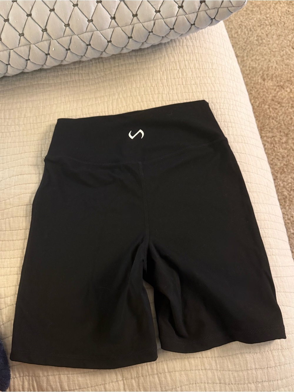 TLF Tempo Black High-Waist Bike Shorts